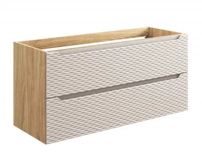 Kúpeľňová skrinka pod umývadlo OCEAN BEIGE 120 cm