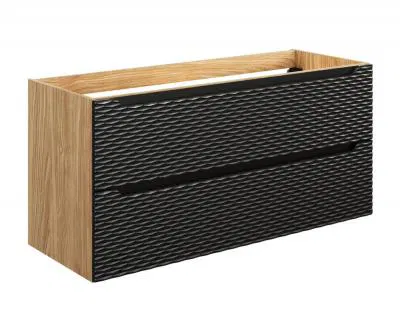 Kúpeľňová skrinka pod umývadlo OCEAN BLACK 120 cm