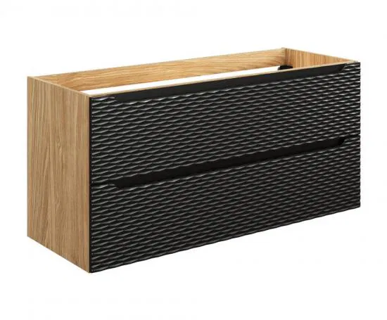 Kúpeľňová skrinka pod umývadlo OCEAN BLACK 120 cm