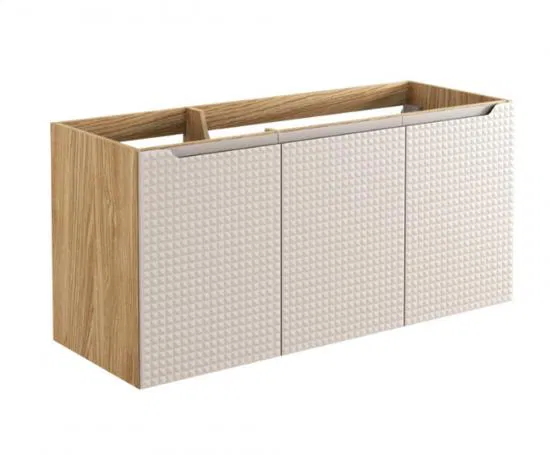 Kúpeľňová skrinka pod umývadlo LUXOR BEIGE 120 cm