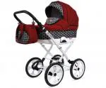 Kočík 2v1 BabyLux ROSSO OPTICAL CHILI