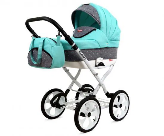Kočík 2v1 BabyLux ROSSO MINT