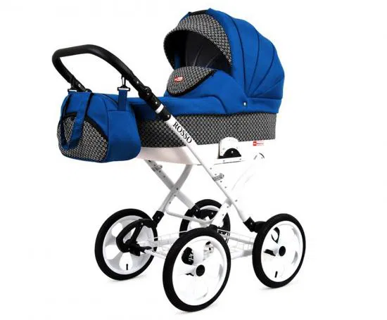Kočík 2v1 BabyLux ROSSO INDYGO SQUARE