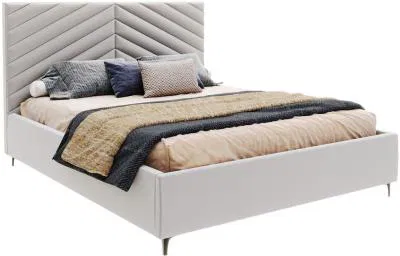Čalúnená posteľ ELEGANTE 90x200 Svetlo Sivá Paris s úložným priestorom kovový rošt