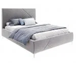 Čalúnená posteľ NAVARO 120x200 Steel Paris s úložným priestorom kovový rošt
