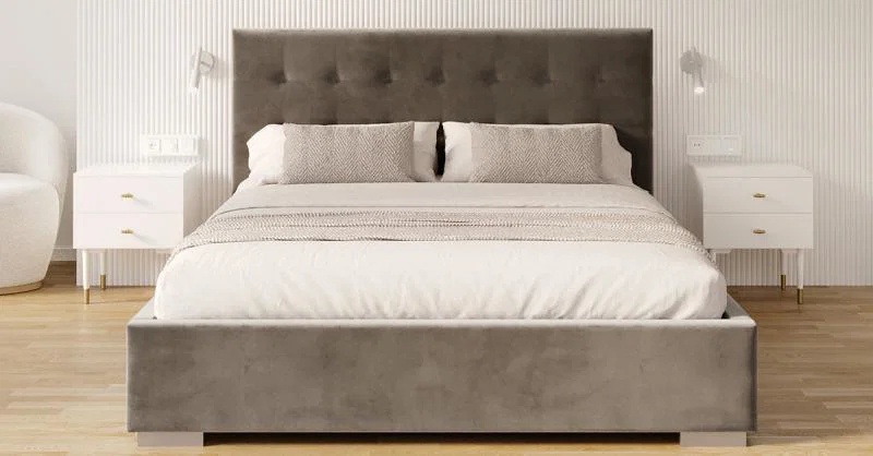 Čalúnená posteľ LUCERNA 160x200 Grafit Trinity s úložným priestorom kovový rošt