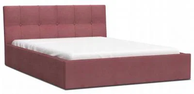 Luxusná manželská posteľ VEGAS PARIS Salmon 90x200 S dreveným roštom