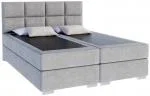 Čalúnená posteľ 160x200 cm PORTLAND sivá