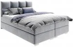 Čalúnená posteľ 160x200 cm PORTLAND Sivá Paris