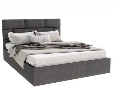 Luxusná posteľ  PASADENA 90x200 s kovovým roštom GRAFIT
