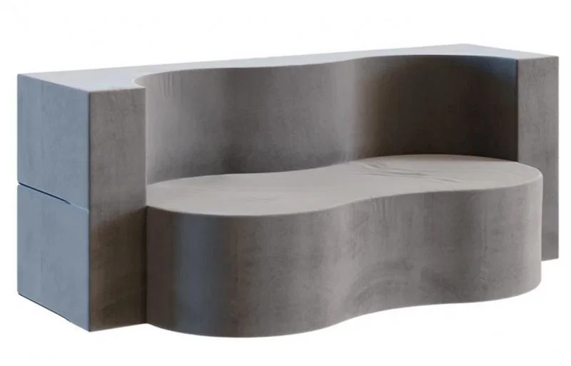 Rozkladacia pohovka TWIST GRAFIT TRINITY 120x200cm