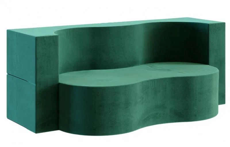 Rozkladacia pohovka TWIST ZELENÁ TRINITY 120x200cm