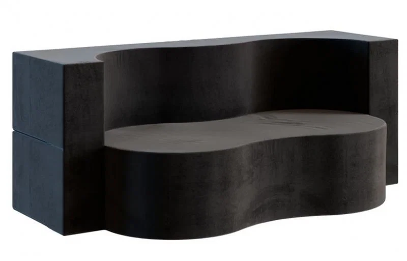 Rozkladacia pohovka TWIST ČIERNÁ TRINITY 120x200cm