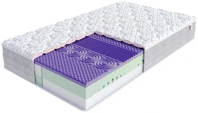 Penový matrac AVELLINO NANO JERSEY BORDER VISCO 140x200 cm 27 cm