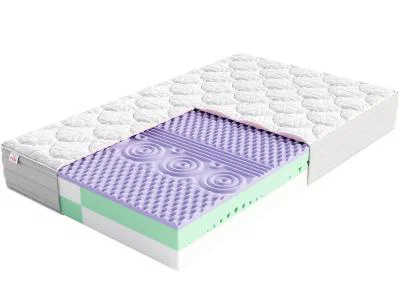Penový matrac AVELLINO NANO JERSEY BORDER VISCO 180x200 cm 27 cm