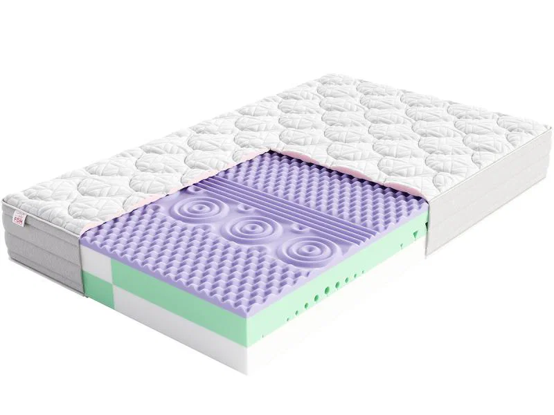 Penový matrac AVELLINO NANO JERSEY BORDER VISCO 180x200 cm 27 cm