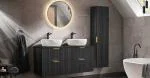 Kúpeľňová zostava ADEL BLACK SMILE 120cm