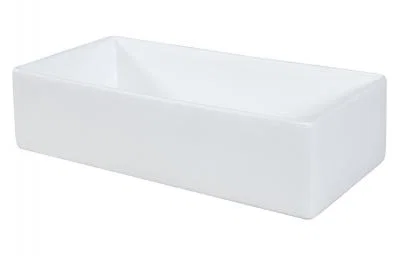 Keramické umývadlo GAJA na dosku, 45 cm, biely lesklý povrch