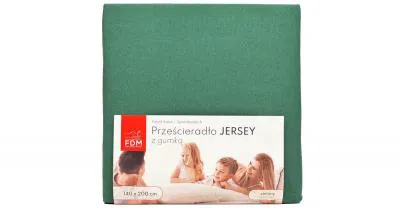 Plachta JERSEY s gumou 80x200 cm ZELENÁ