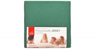 Plachta JERSEY s gumou 160x200 cm ZELENÁ