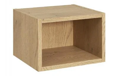 Kúpeľňový horný otvorený regál DUB CREMONA 30 cm