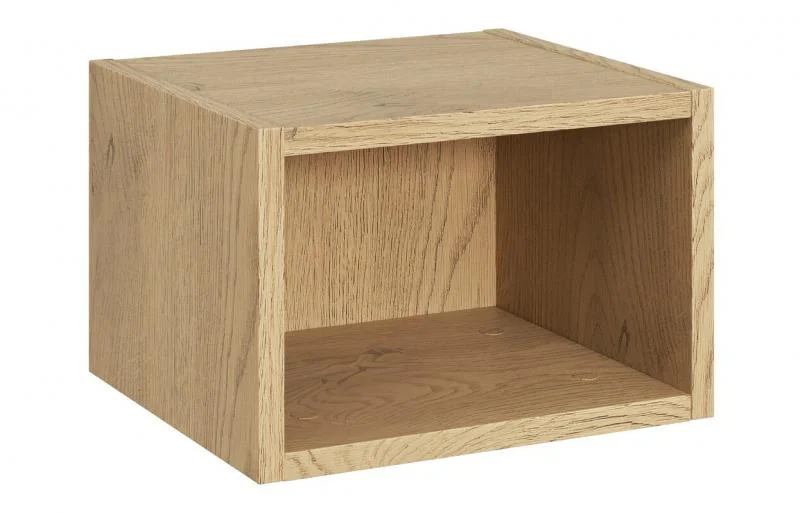 Kúpeľňový horný otvorený regál DUB CREMONA 30 cm