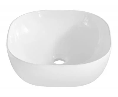 Keramické umývadlo SMILE, biela, 41 cm