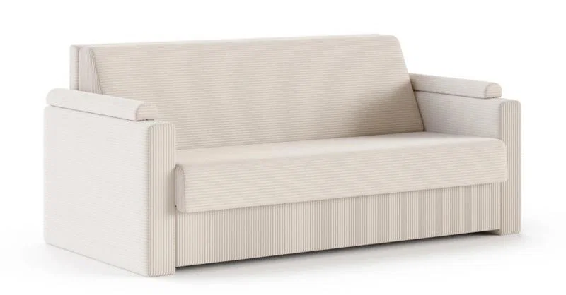 Rozkladacia pohovka VIBO KRÉMOVÁ SZTRUKS 140x198cm