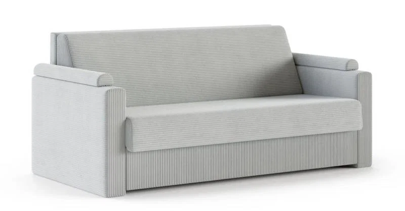 Rozkladacia pohovka VIBO SIVÁ SZTRUKS 140x198cm