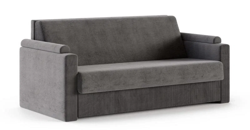 Rozkladacia pohovka VIBO GRAFIT SZTRUKS 140x198cm