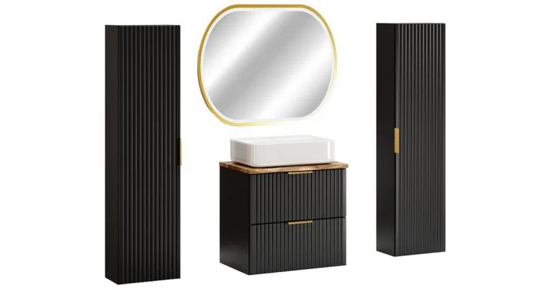 Kúpeľňová zostava ADEL BLACK NATURE MAGIC 60cm