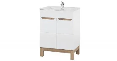 Kúpeľňová skrinka BALI WHITE 60cm s umývadlom