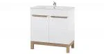 Kúpeľňová skrinka BALI WHITE 80cm s umývadlom