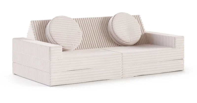 Rozkladacia pohovka VARIANT BIELA SZTRUKS 160x80