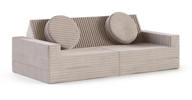 Rozkladacia pohovka VARIANT BÉŽOVÁ SZTRUKS 160×80