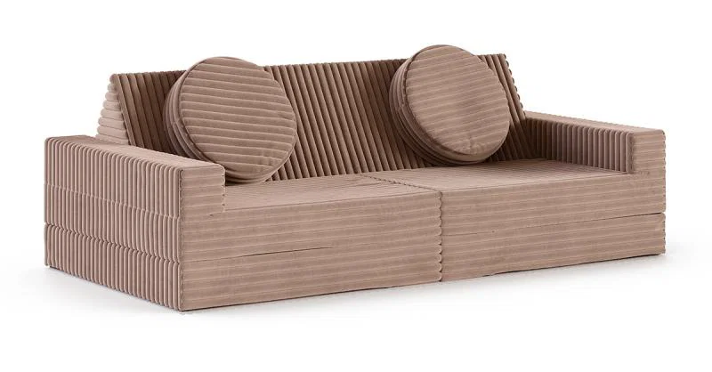 Rozkladacia pohovka VARIANT HNEDÁ SZTRUKS 160x80