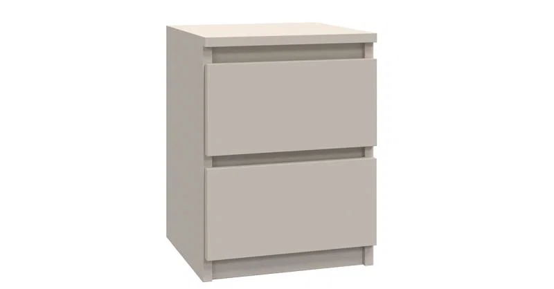 Nočný stolík MALWA M2 s 2 zásuvkami KAŠMIER