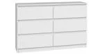 Komoda MALWA M6 120cm BIELA matná