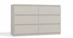 Komoda MALWA M6 120cm KAŠMIER matná