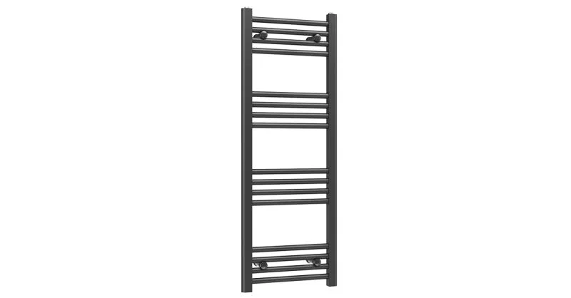 Kúpeľňový radiátor BASIC 400x1100mm, 369W - ČIERNA