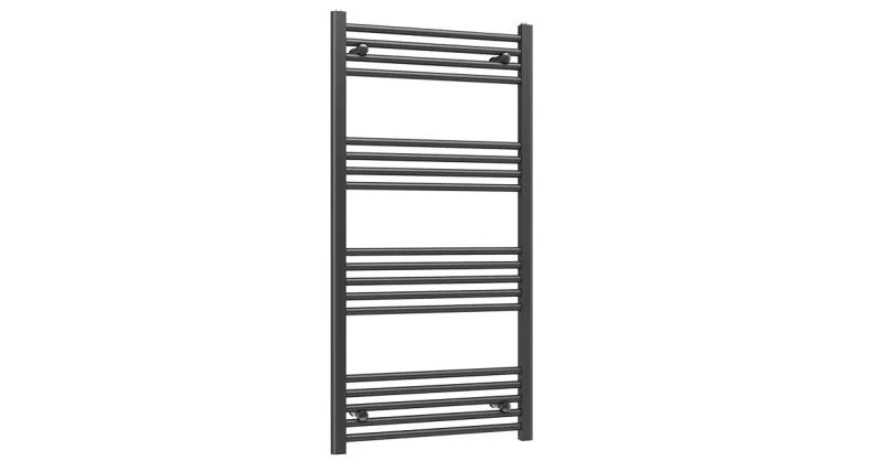 Kúpeľňový radiátor BASIC 600x1200mm, 555W - ČIERNA