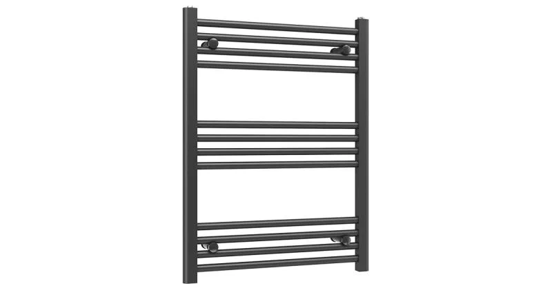 Kúpeľňový radiátor BASIC 600x800mm, 370W - ČIERNA