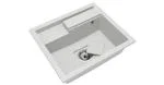 Granitový drez ELITE 6052 BIELY 60 x 52 x 21,5 cm