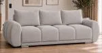 Trojmiestna rozkladacia pohovka s funkciou spania HONEY 3 | 234x97x89cm | MONOLITH SIVÁ