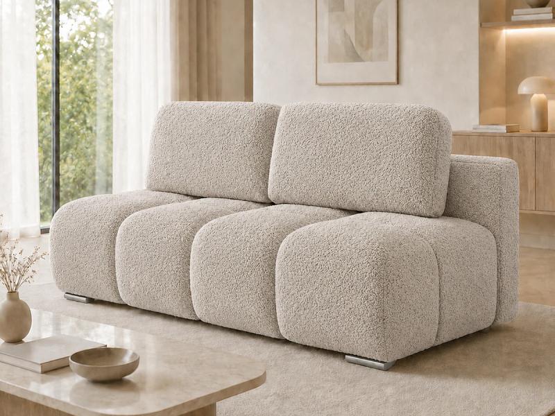 Dvojmiestna rozkladacia pohovka LUCY MINI | 195x104x89cm | CENTAUR BÉŽOVÁ