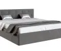 Čalúnená posteľ CRYSTAL grafit 120x200 s kovovým zdvižným roštom