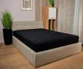Plachta JERSEY s gumou 90x200 cm ČIERNA