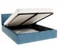 Čalúnená posteľ FLORIDA 140x200 s kovovým zdvižným roštom TYRKYSOVÁ