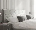 Čalúnená posteľ CARO 160x200 s kovovým zdvižným roštom SIVÁ