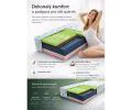Zdravotný penový matrac SAVONA ALOE VERA 120x200 cm pamäťová pena aj HR studená pena